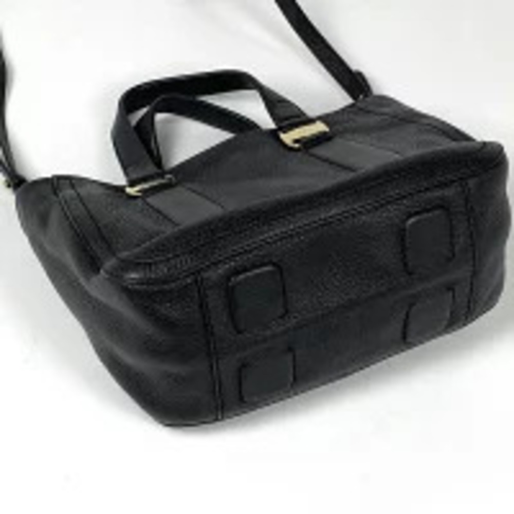 Salvatore Ferragamo Bag Black Shoulder Vara Leather 2way Black